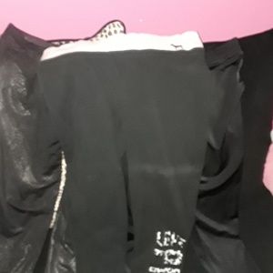 Bundle 3 pair Victoria secret capri leggings large